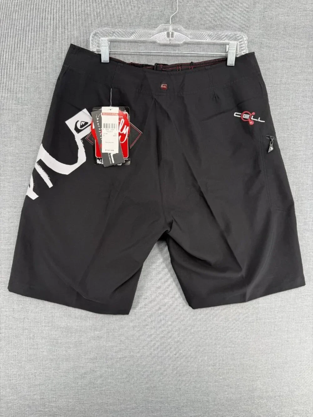 Vtg Quiksilver The Cell Board Shorts Mens 34 9